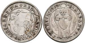 Coins Ritterstift St. Goofy, silver strike ... 
