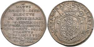 Coins 3 kreuzer, 1729, Lothar Franz from ... 