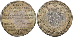 Münzen 1/8 Taler, 1763, Johann Friedrich ... 