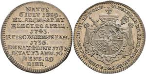 Coins Groschen, 1763, Johann Friedrich Karl ... 