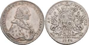 Coins Thaler, 1764, Emmerich Joseph from ... 