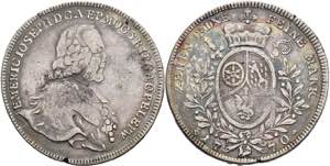 Coins Thaler, 1770, Emmerich Joseph from ... 