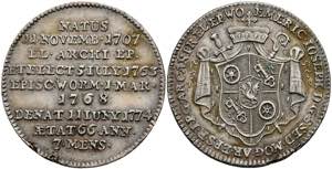 Coins 1 / 3 thaler, 1774, Emerich Joseph ... 
