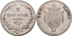 Münzen Taler, 1794, Friedrich Karl Joseph ... 