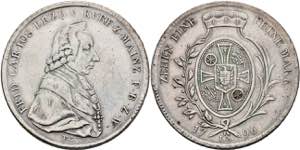 Coins Thaler, 1796, Friedrich Karl Joseph ... 