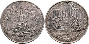 Medaillen RDR, Matthias, Silbermedaille (Dm. ... 