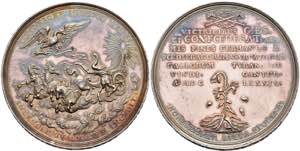 Medals Silver medal (diameter approximate ... 
