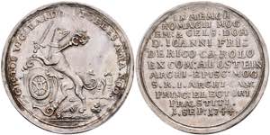 Medals Johann Friedrich Karl from Ostein, ... 