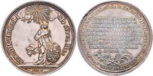 Medaillen Silbermedaille (Dm. ca. 45,50mm, ... 