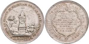 Medals Silver medal (diameter approximate 43 ... 