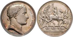 Medals France, Napoleon, silver medal ... 