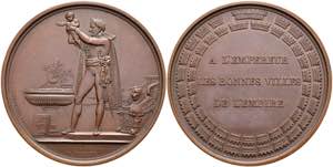 Medals France, Napoleon I., silver medal ... 