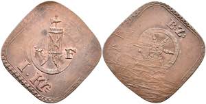 Token and Emergency Coins Copper token, ... 