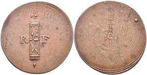 Token and Emergency Coins Copper token, ... 