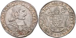 Speyer Bistum Gulden (60 Kreuzer), 1672, ... 