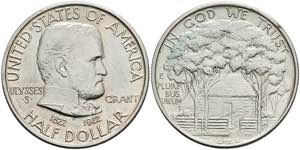 USA 1/2 Dollar, 1922, Grant Memorial, KM ... 