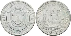 USA 1/2 Dollar, 1936, Rhode Island, KM 185, ... 