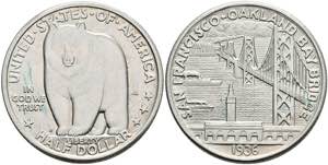 USA 1/2 Dollar, 1936, San Francisco, KM 174, ... 