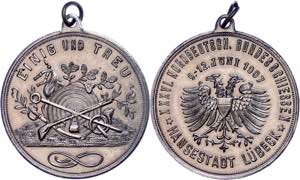 Medaillen Deutschland nach 1900 Lübeck, ... 