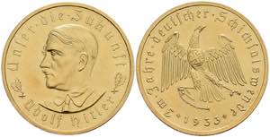 Medallions Germany after 1900 Adolf Hitler, ... 