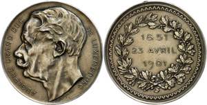 Medallions Foreign after 1900 Luxembourg, ... 