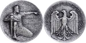 Medaillen Ausland nach 1900 Schweiz, Aarau, ... 