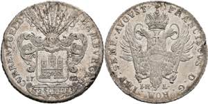 Hamburg City 32 Shilling, 1752, with title ... 