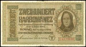Banknoten Deutsche Besetzung 2. Weltkrieg ... 