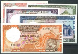 Banknoten Asien Sri Lanka, Central Bank of ... 