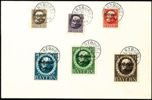 Bavaria 1 - 20 M. Ludwig with overprint ... 
