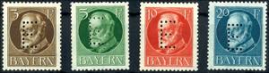 Bavaria Official Stamps 3 Pfg to 20 Pfg ... 