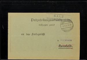 German Reich - rural postmarks II \salt ... 