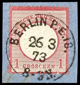 Breast shields with cancels from Berlin ... 
