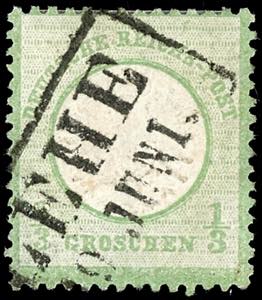 German Reich 1 / 3 Groschen light green, ... 