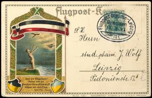 Deutsches Reich Luftpost 1914, Flugpost ... 