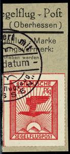 Glide Airmail German Reich 1930, Hessian ... 