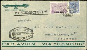 Zeppelin Mail 1931, 2. South America flight, ... 