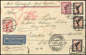 Zeppelin Mail 1932, 4. South America flight, ... 