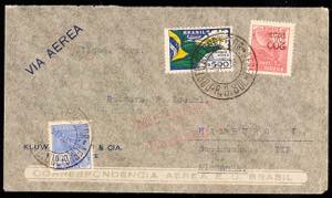Zeppelin Mail 1933, 6. SAF, Brazilian post, ... 