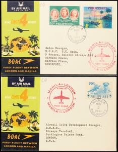 Airmail after 1945 Philippines 1961, B. O. ... 