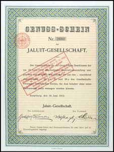 German Colonies/P.Os Share: Jaluit society ... 