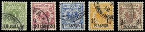 Turkey Crown / eagle with overprint, ... 