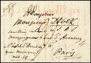 Hanover - Pre-stamp Mail 1813, \130 ... 