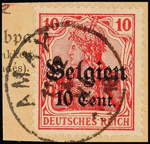 German Occupation of Belgium Cancels \AMAY ... 