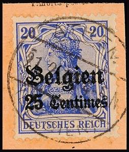 German Occupation of Belgium Cancels \Athus ... 