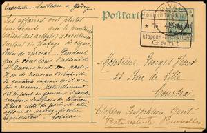 German Occupation of Belgium Cancels \GIVRY ... 