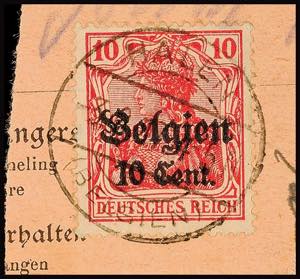 German Occupation of Belgium Cancels \HALEN ... 