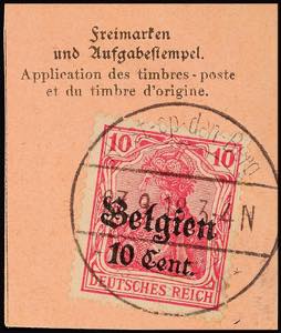 German Occupation of Belgium Cancels \Heist ... 