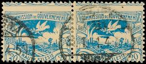 Oberschlesien 20 Pfg. Postal stamp in a ... 