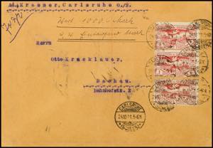 Oberschlesien 1 Mark postal stamp in the ... 
